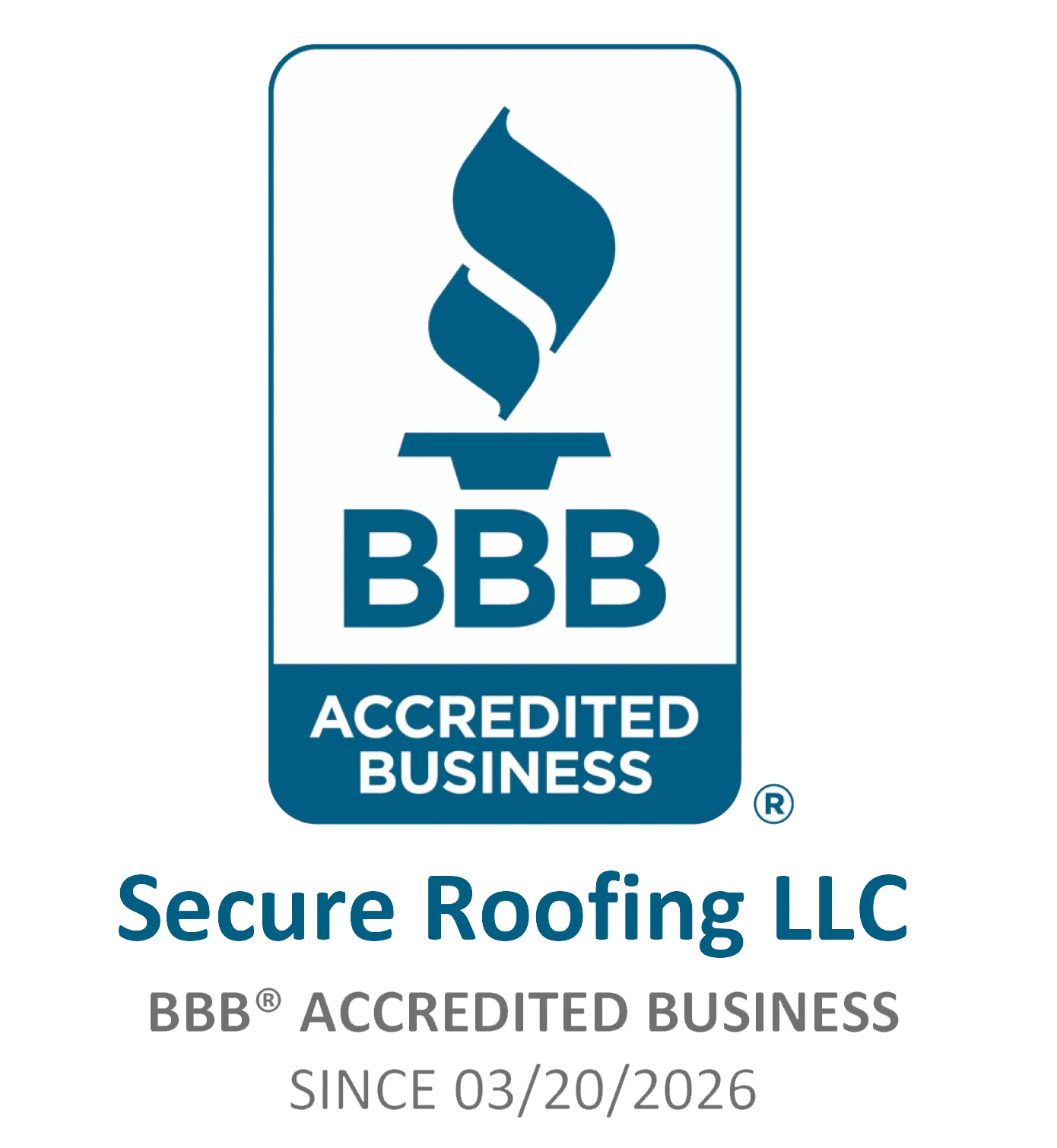 Secure Roofing BBB Cert