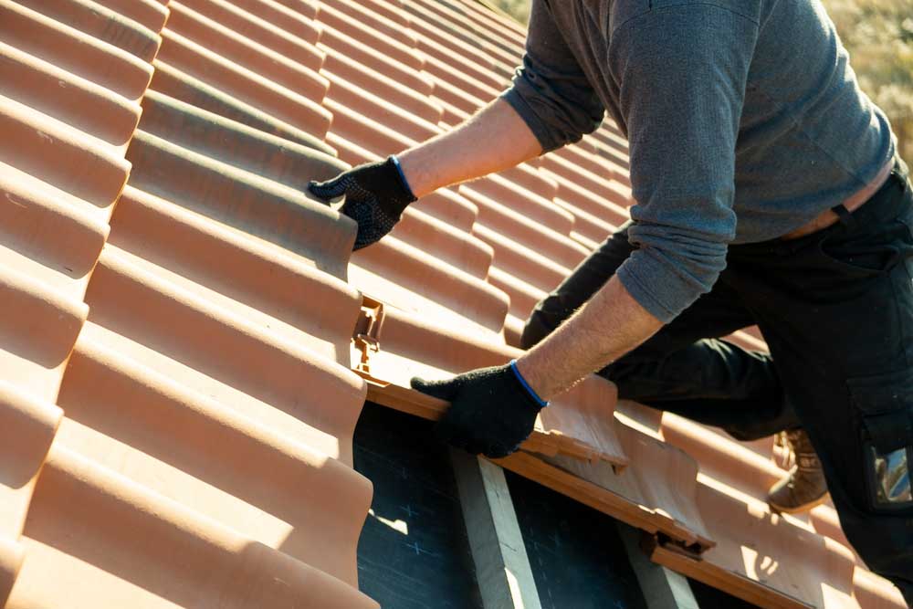 Roof being inspected Hendersonville, NC