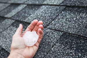 damaged roof with hail Henderson, NC