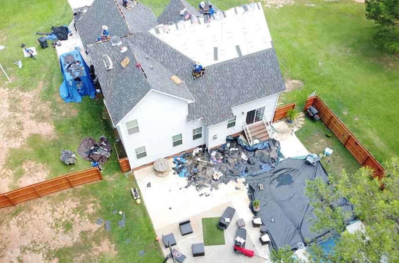 A Secure Roofing professional installing a new roof in Transylvania County, NC with precision tools and durable materials for long-lasting protection.