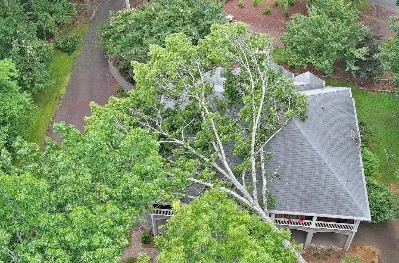 Secure Roofing expert performing residential roofing in Hendersonville, NC, showing advantages of local craftsmanship and reliability.