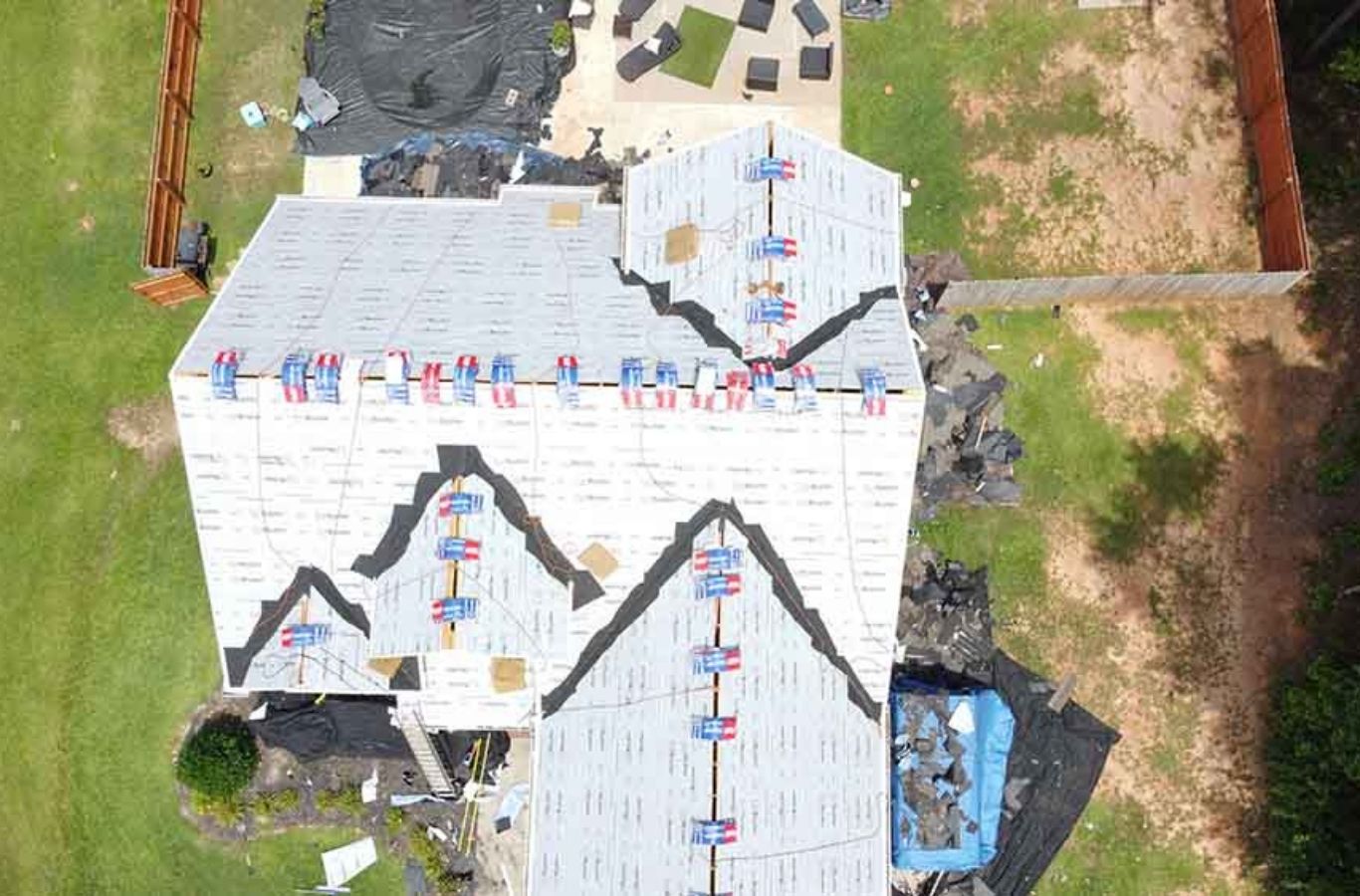 A Secure Roofing technician repairing residential roofing in Sapphire, NC with professional tools and precise craftsmanship for strong, lasting protection.
