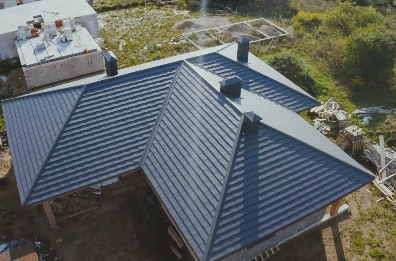 Secure Roofing crew performing commercial roofing in Fletcher, NC highlighting long-lasting materials and expert service.