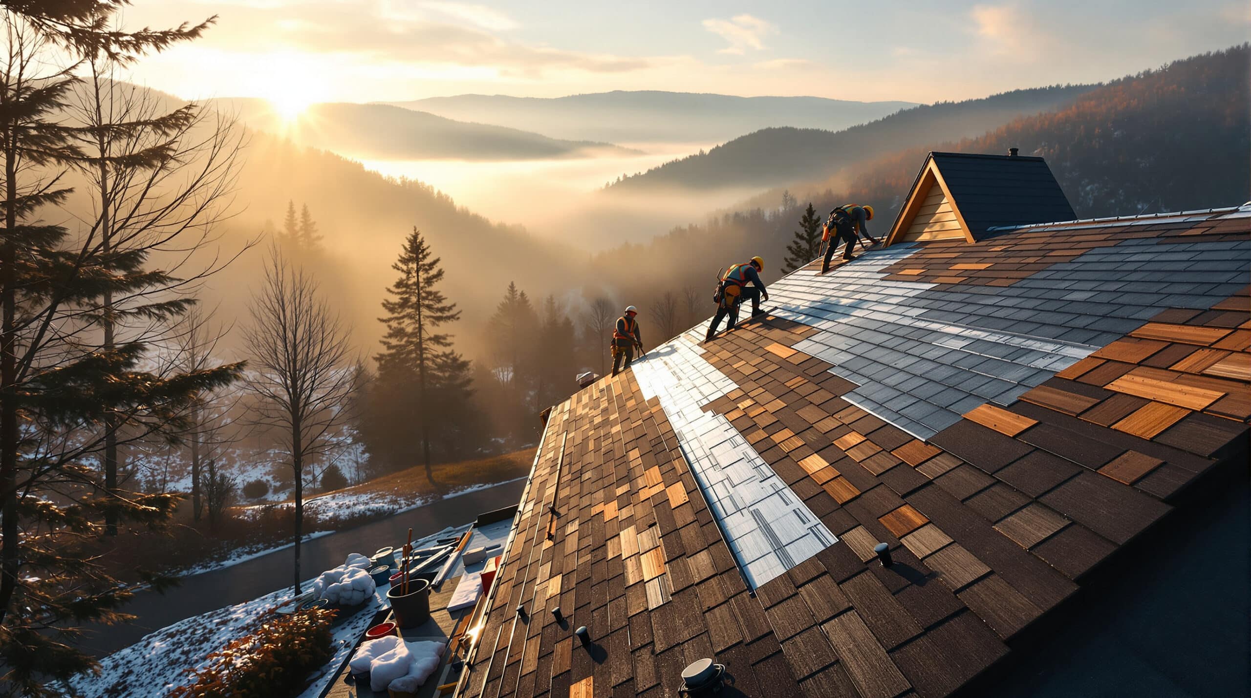 winter roofing Asheville NC